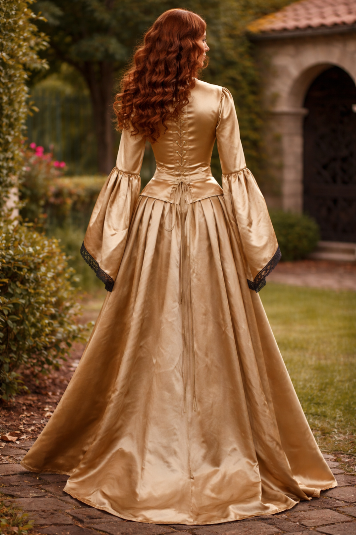 couture d'idées robe renaissance dos 